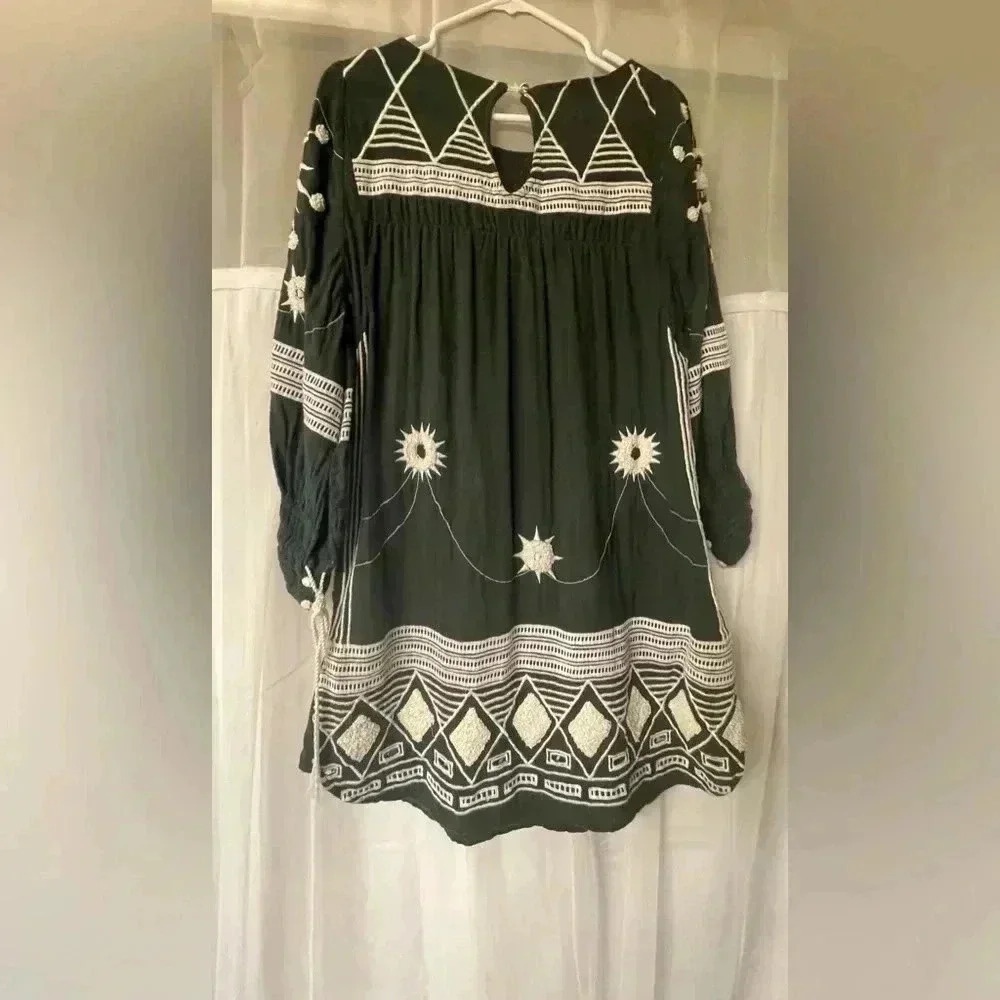 Free People New Romantics dress embroidered